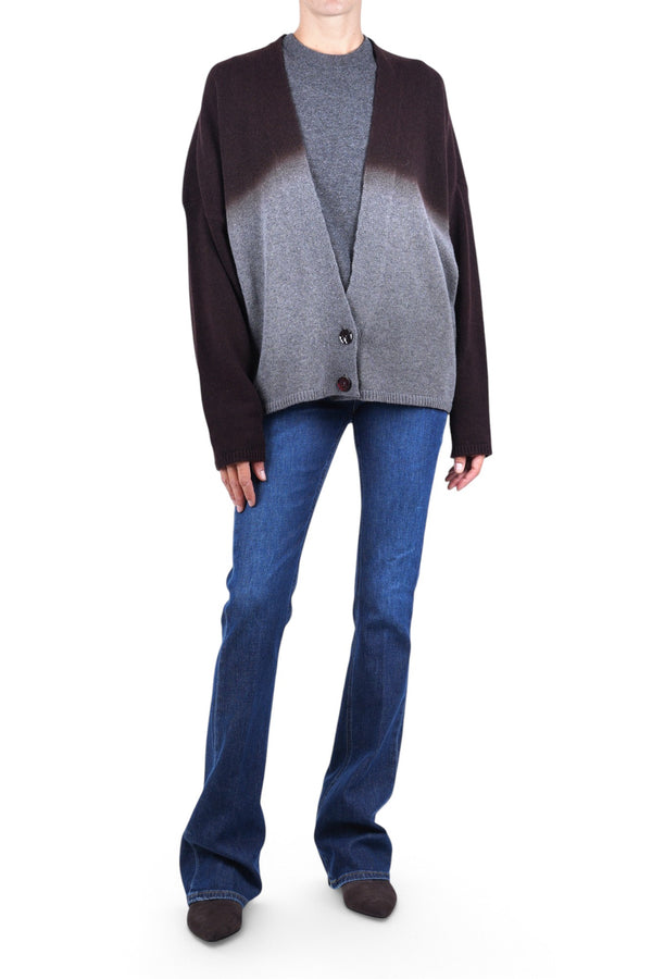 Alysi - Cardigan - 480615 - Gray/Brown 