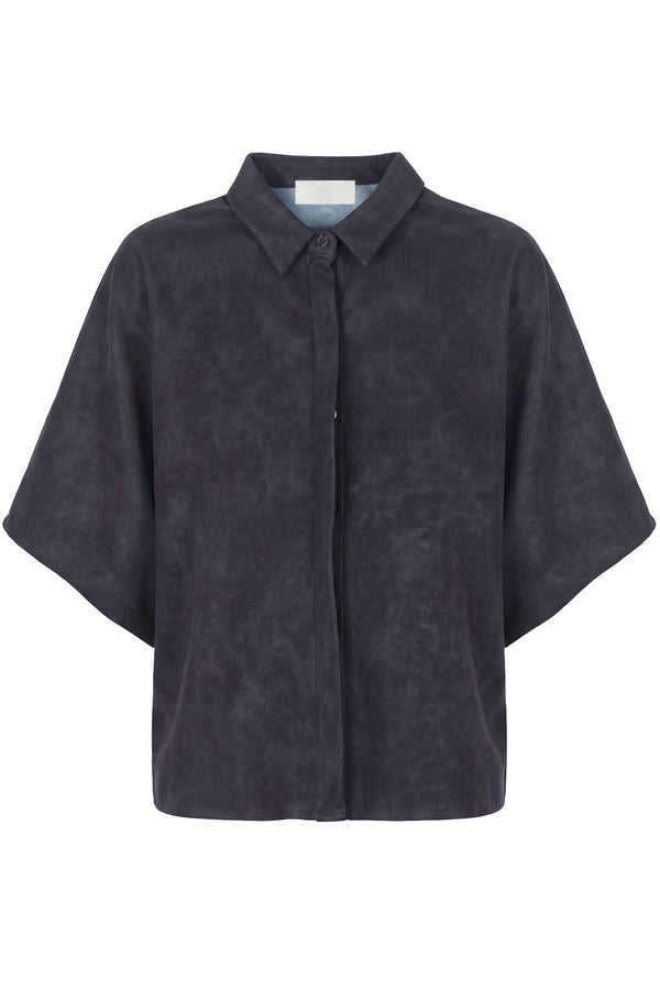 La Femme Blanche - Shirt - 481102 - Dark Brown 