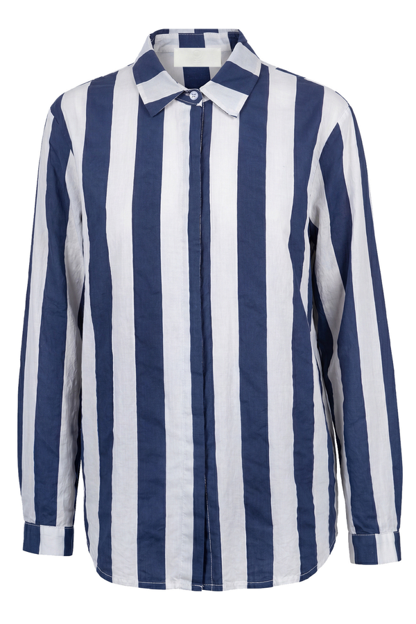La Femme Blanche - Shirt - 471598 - Chalk/Blue 