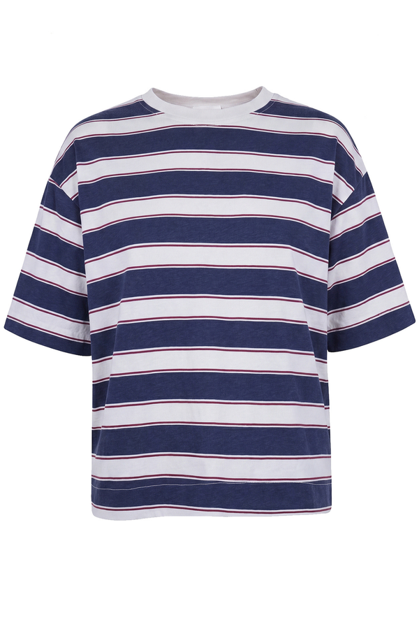 La Femme Blanche - T-shirt - 471787 - Cream/Blue 