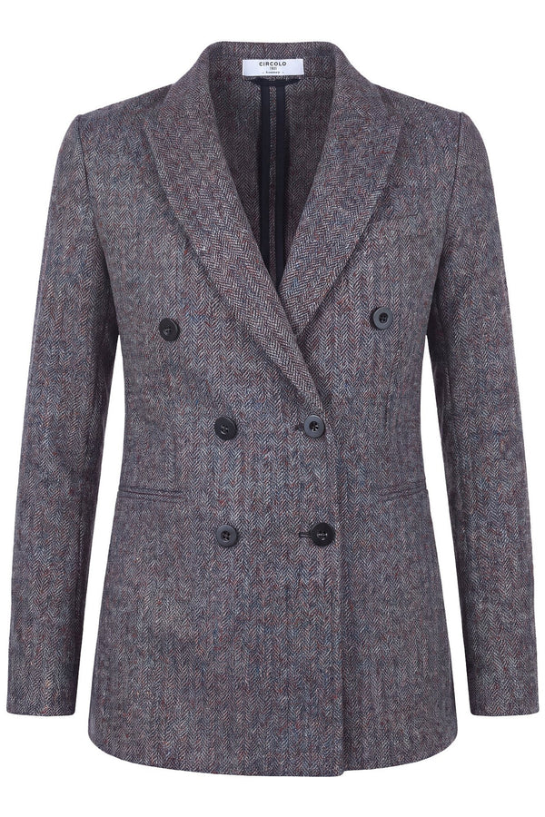 Circolo 1901 - Jacket - 480428 - Blue/Burgundy 