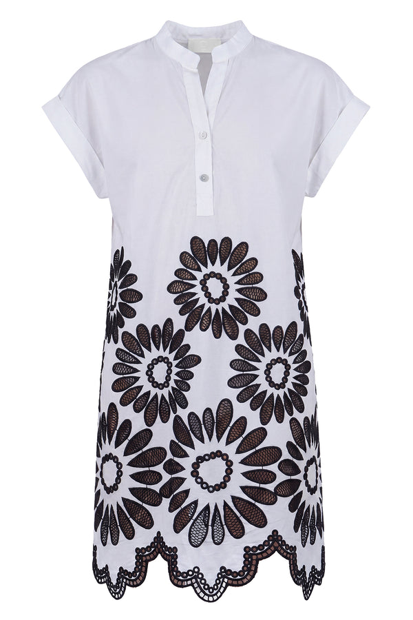 La Femme Blanche - Abito - 471607 - Bianco/Nero