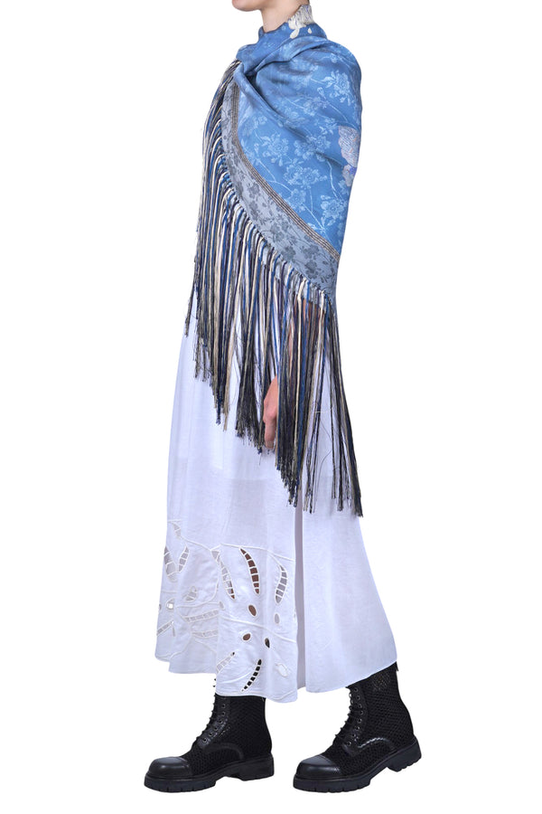 Pierre-Louis Mascia - Sciarpa - 470101 - Fantasia Azzurro