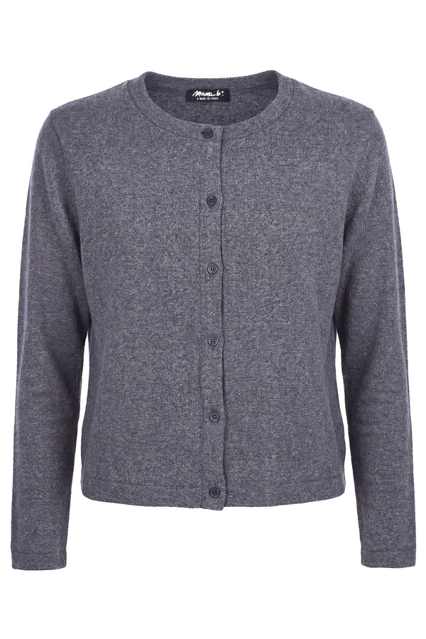 Mama B - Cardigan - 480032 - Grigio scuro