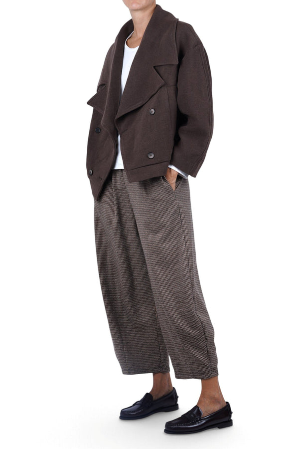 La Femme Blanche - Trousers - 481108 - Brown Pattern 
