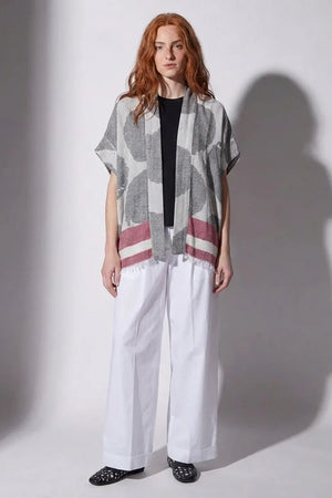 Thumbnail Alessia Santi - Kimono - 470182 - Grigio/Rosso