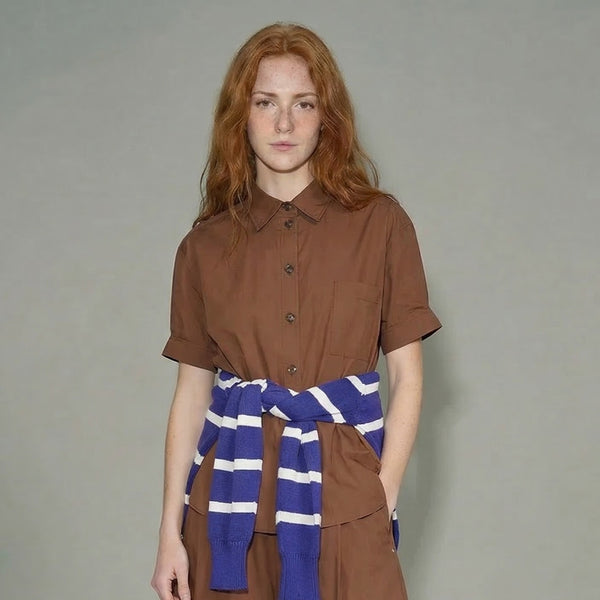 Ottod'ame - Shirt - 470717 - Chocolate 