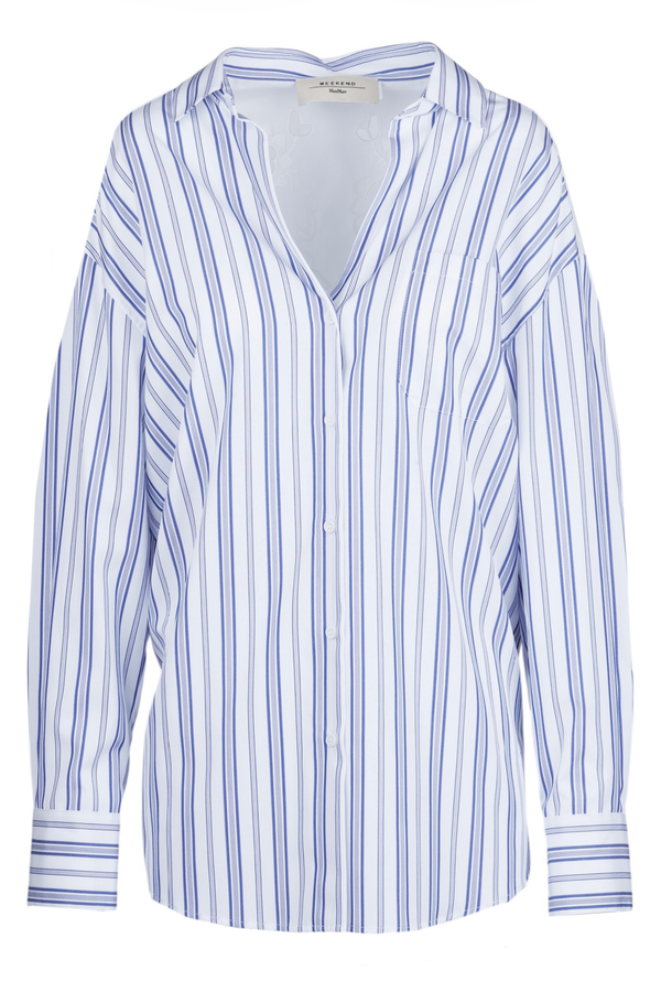 Weekend MaxMara - Camicia - 470622 - Blu/Bianco