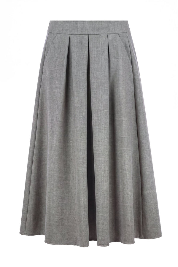 La Femme Blanche - Gonna - 481109 - Gray 