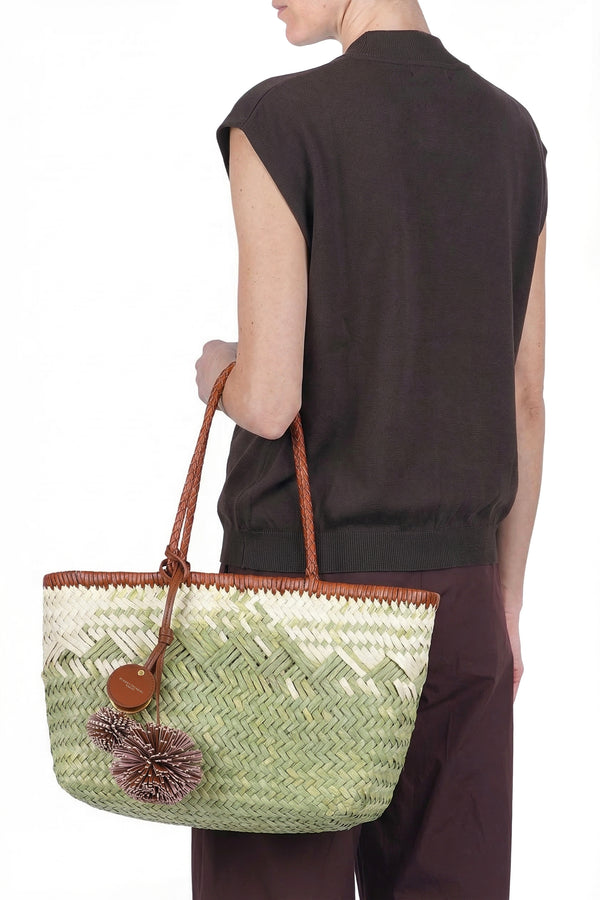 Gianni Chiarini - Borsa media - 470143 - Verde/Panna