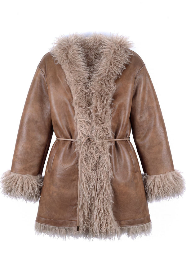 La Femme Blanche - Coat - 481139 - Camel 