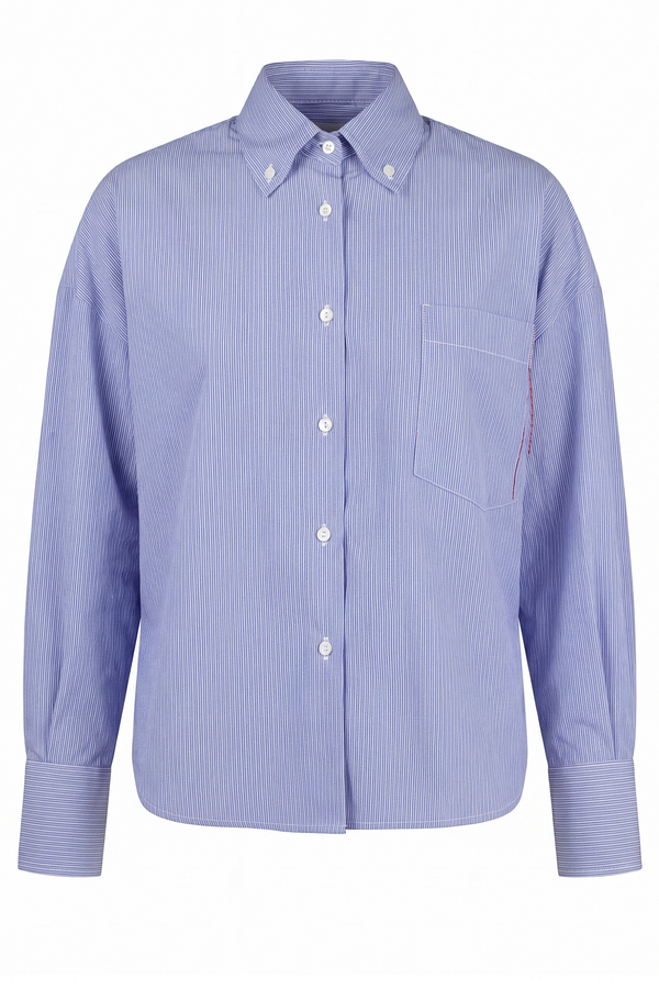 Solotre - Camicia - 470680 - Bianco/Azzurro