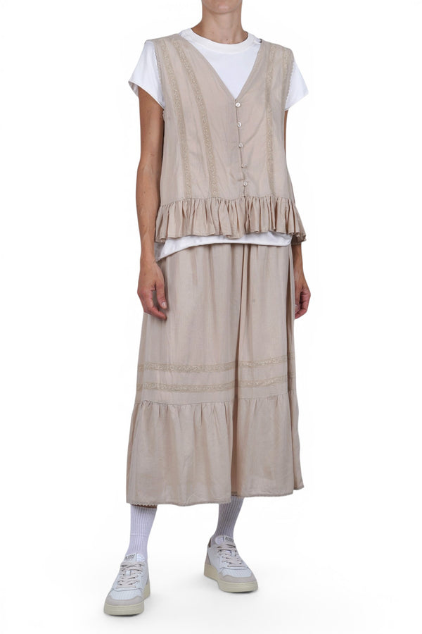 La Femme Blanche - Top - 471815 - Beige