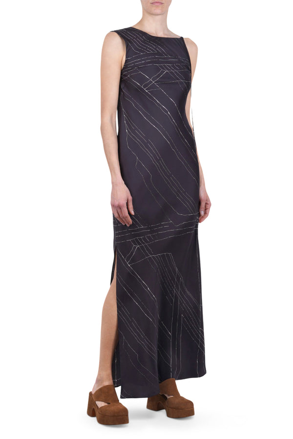 Alysi - Dress - 471194 - Chocolate 