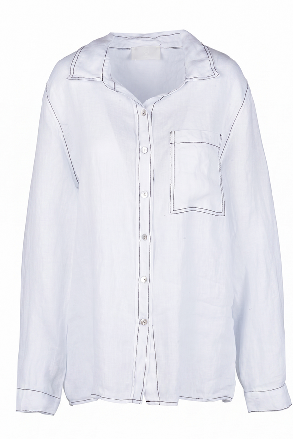 La Femme Blanche - Shirt - 471650 - White 