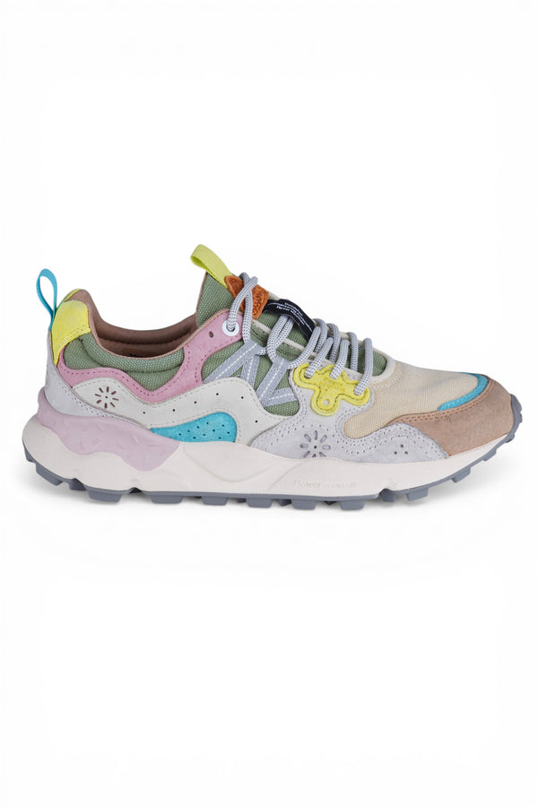 Flower Mountain - Sneakers - 470436 - Beige/Verde