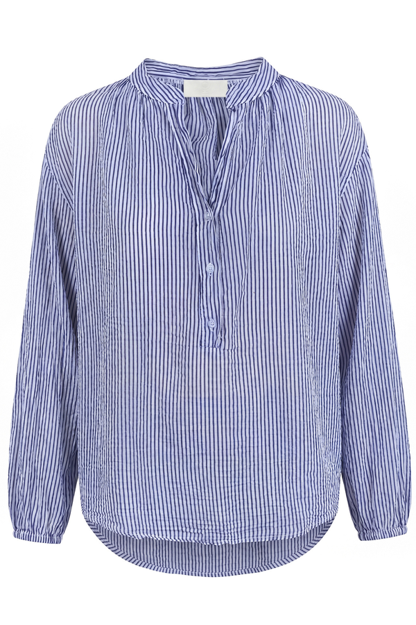 La Femme Blanche - Shirt - 471752 - White/Blue 