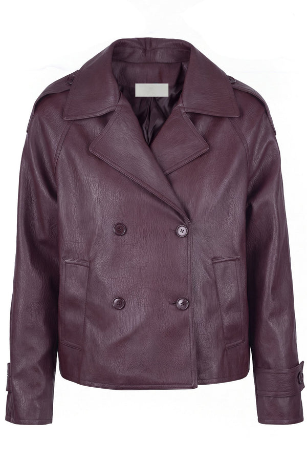 La Femme Blanche - Jacket - 481147 - Wine 