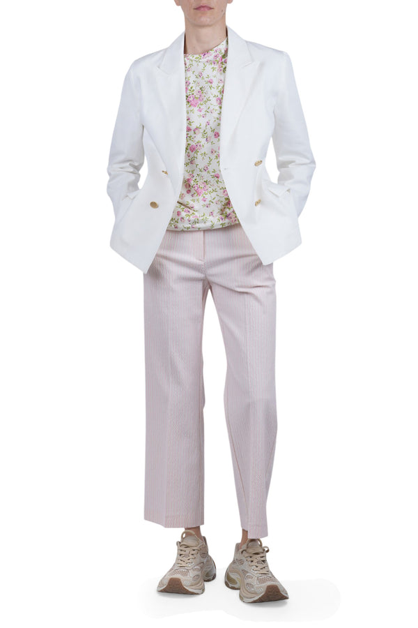 Ottod'ame - Pantalone - 470765 - Rosa/Latte