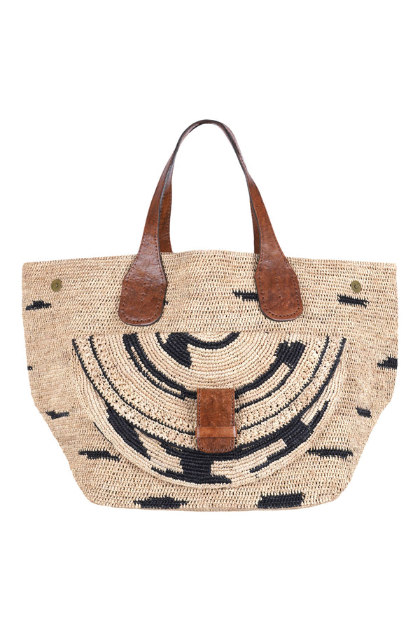 IBELIV - Borsa grande - 471565 - Beige/Nero