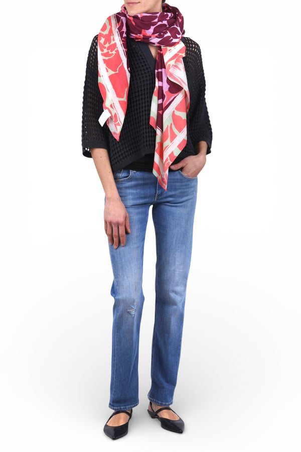 NIU - Sciarpa - 470382 - Rosa/Bordeaux