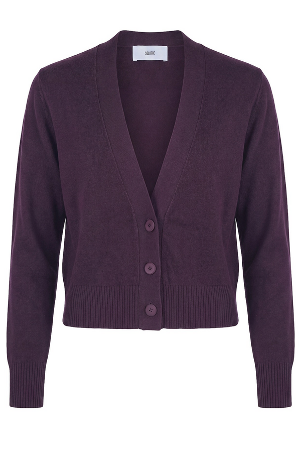 Solotre - Cardigan - 480500 - Bordeaux