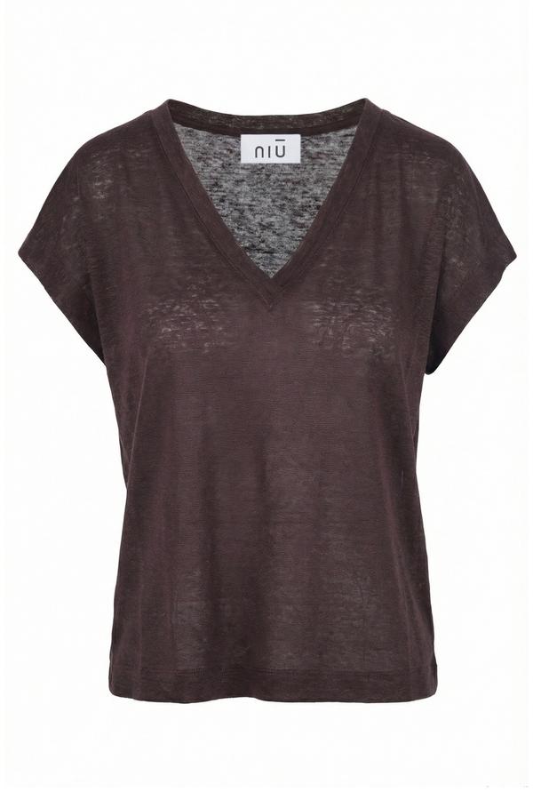 NIU - T-shirt - 470371 - Chocolate 
