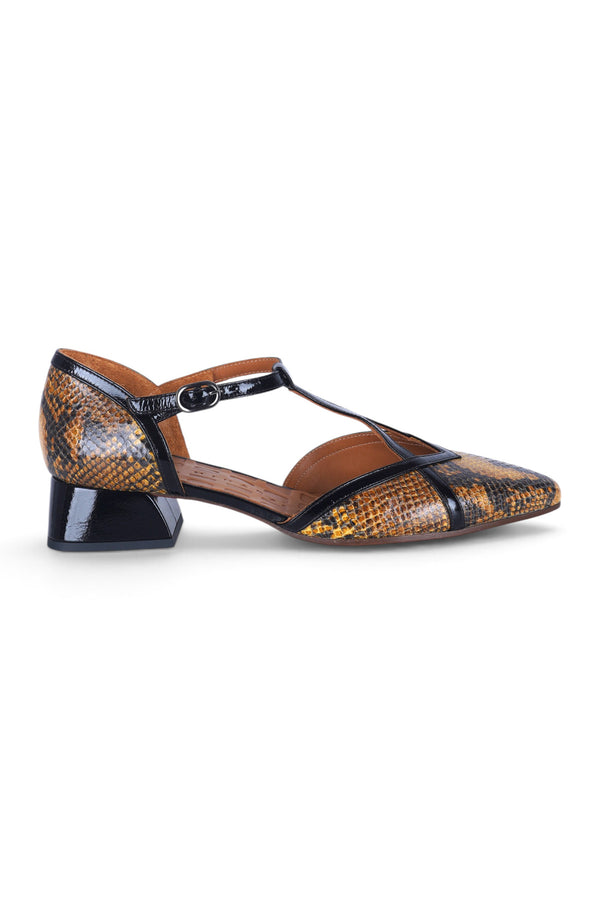 Chie Mihara - Scarpe basse - 480954 - Nero/Ocra