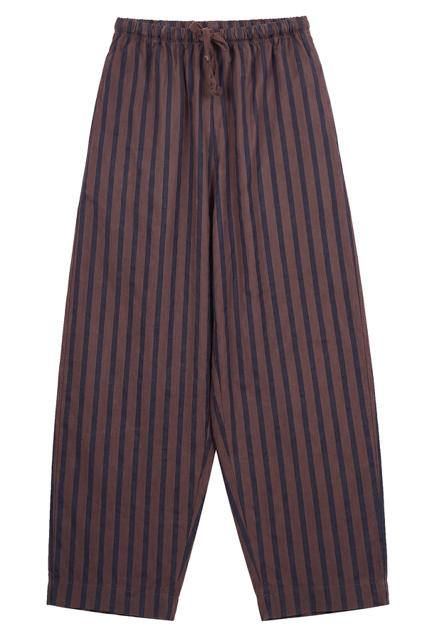 La Femme Blanche - Pantalone - 471622 - Blu/Marrone
