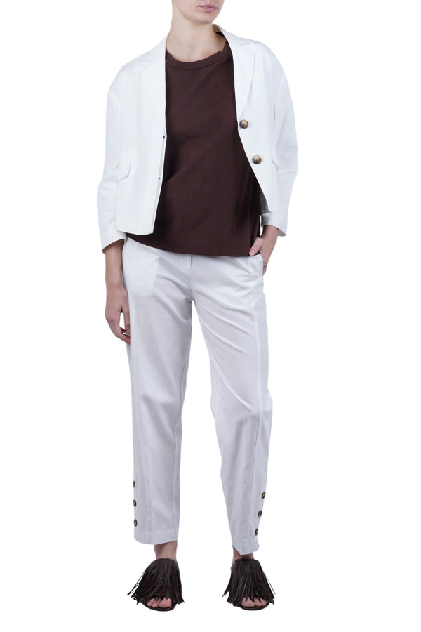 La Femme Blanche - T-shirt - 471525 - Moka