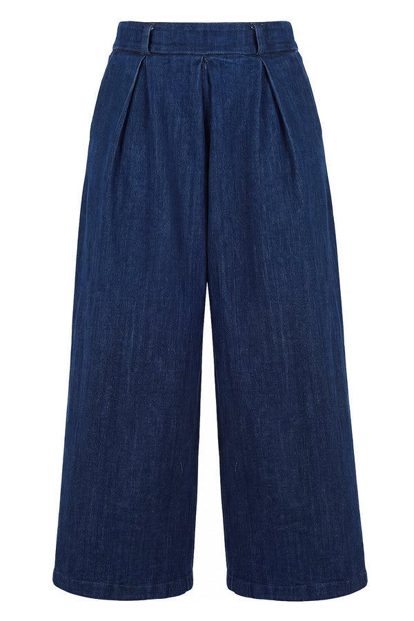 La Femme Blanche - Pants - 481127 - Dark denim 