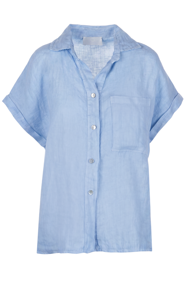 La Femme Blanche - Shirt - 471654 - Light Blue 