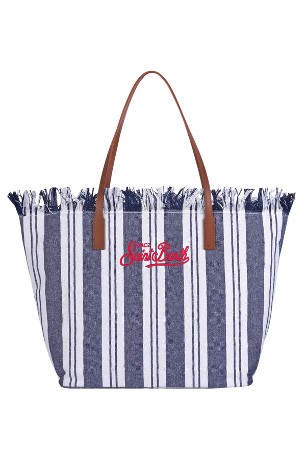 MC2 Saint Barth - Big Bag - 470965 - Cream/Blue 
