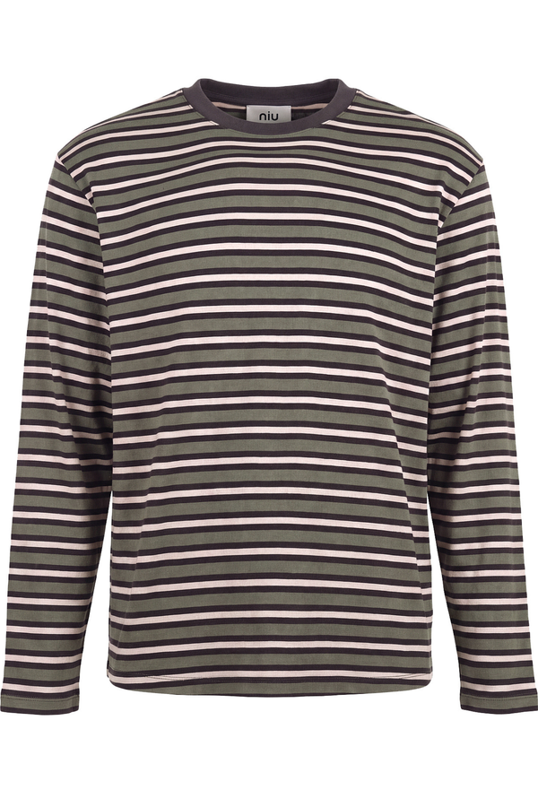 NIU - T-shirt - 480651 - Beige/Military 
