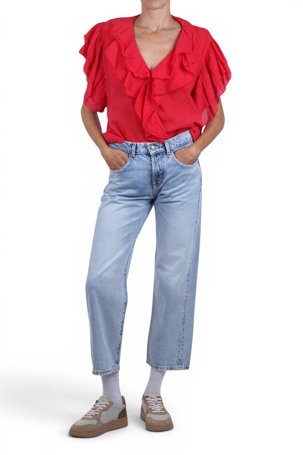 La Femme Blanche - Blouse - 471704 - Red 