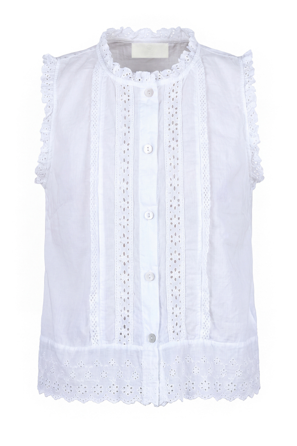La Femme Blanche - Top - 471774 - White 