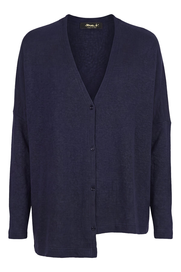Mama B - Cardigan - 480050 - Blu scuro