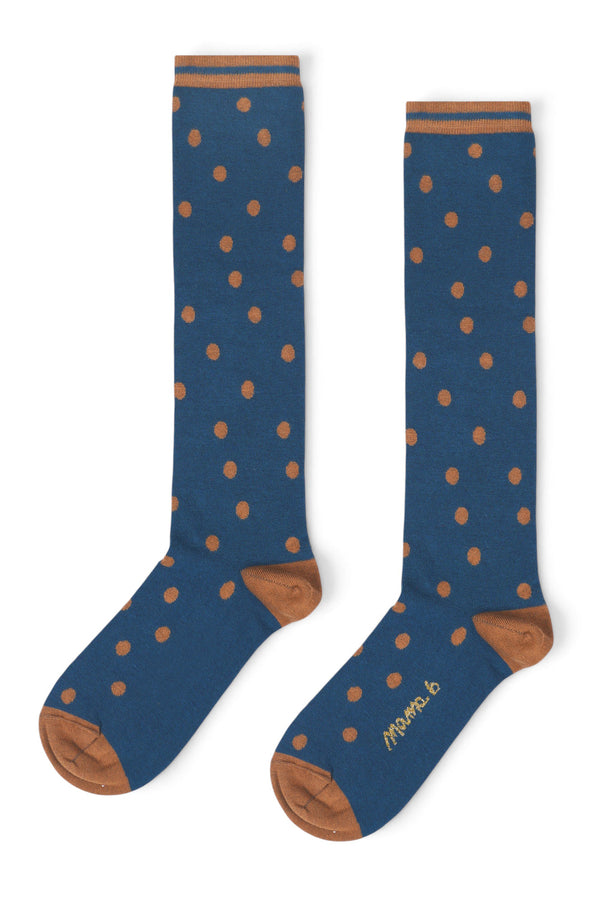Mama B - Calze - 480064 - Blu/Nocciola