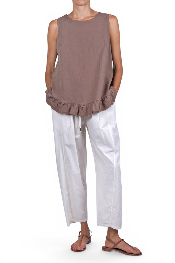 La Femme Blanche - Top - 471808 - Marrone