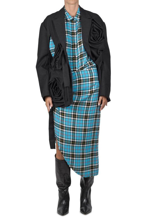 8pm - Camicia - 460227 - Nero/Turchese