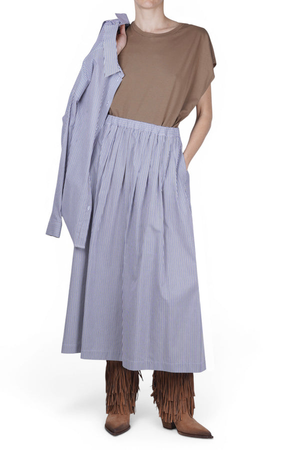 Ottod'ame - Gonna - 470739 - Blu/Marrone