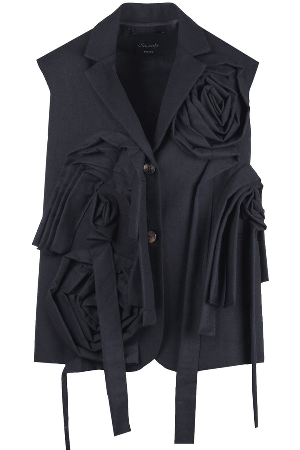 Souvenir - Vest - 481032 - Black 