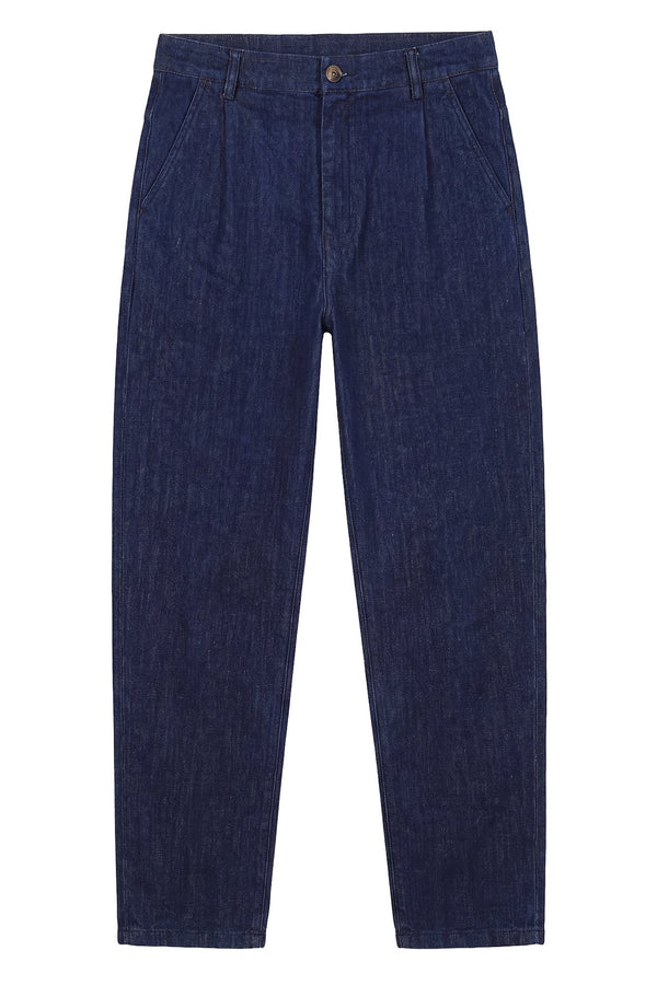 La Femme Blanche - Pants - 481115 - Dark denim 