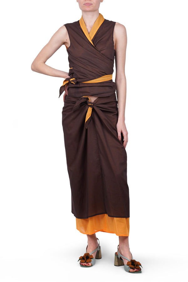 NIU - Skirt - 470362 - Chocolate 