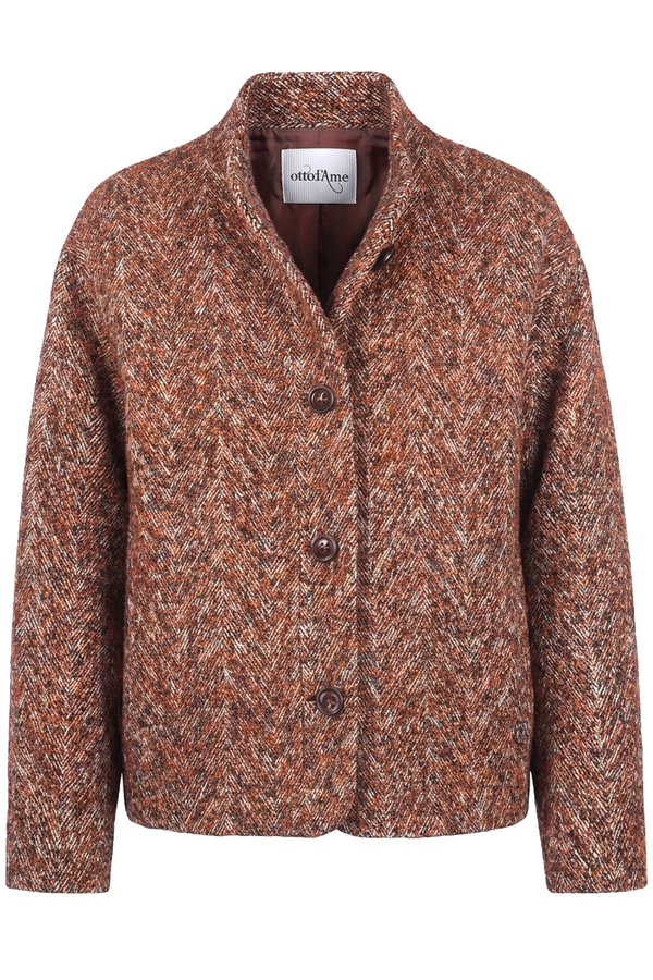 Ottod'ame - Cappotto - 480351 - Fantasia Ruggine