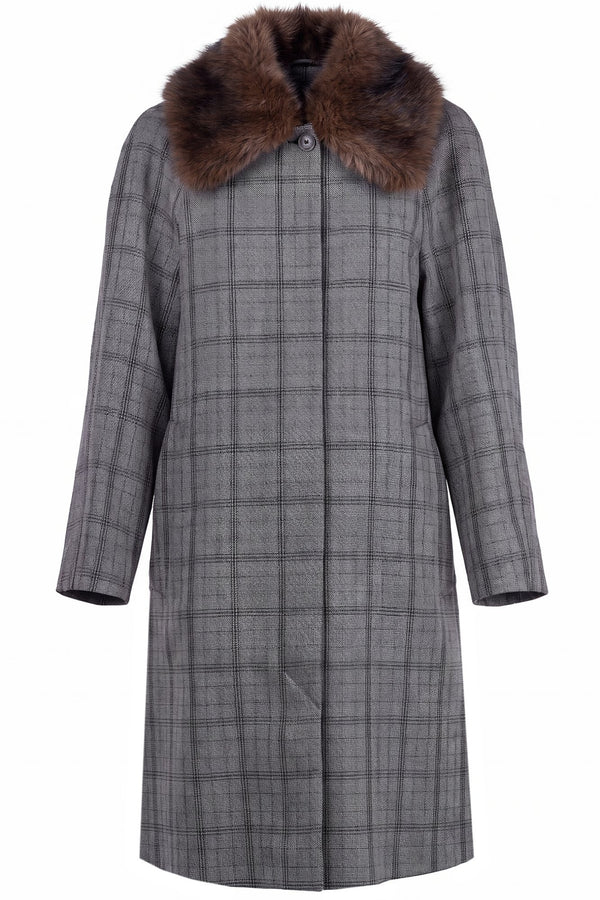 Tela - Coat - 480112 - Gray/Black 