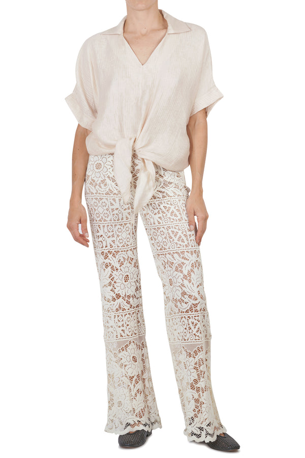 Jucca - Pants - 451754 - Cream 