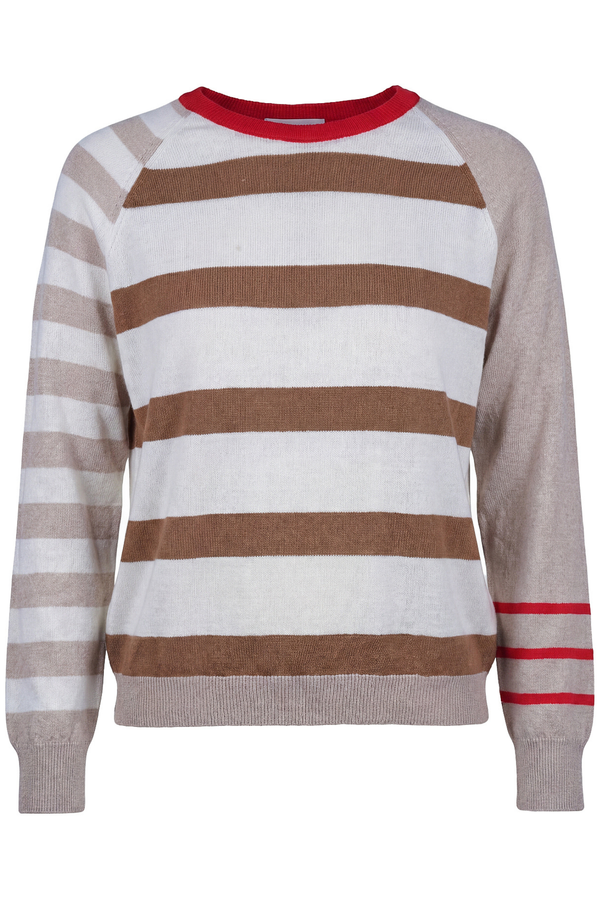 La Femme Blanche - Maglia - 471529 - Panna/Cammello