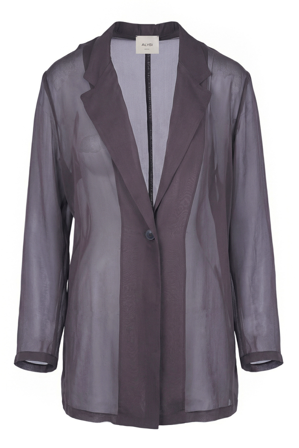 Alysi - Jacket - 471190 - Dark Brown 