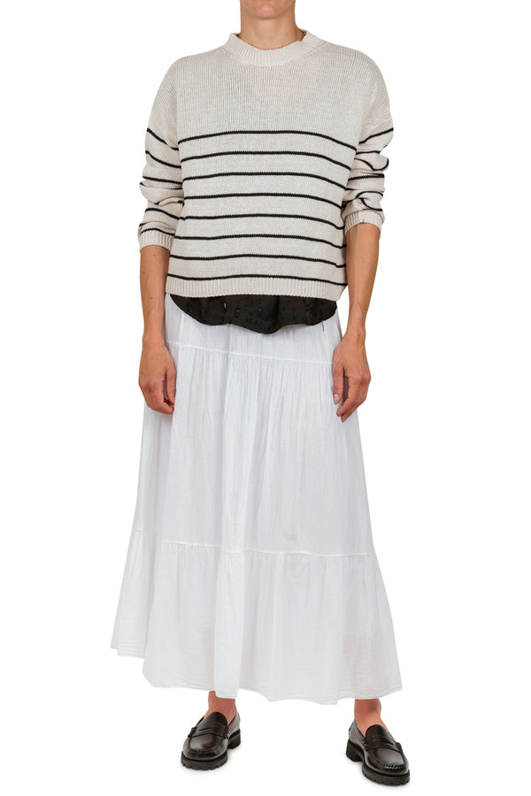 La Femme Blanche - Maglia - 451522 - Gesso/Nero